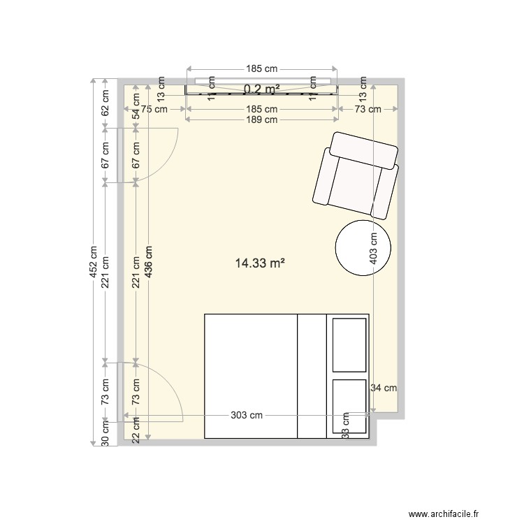 AS aménagement. Plan de 0 pièce et 0 m2