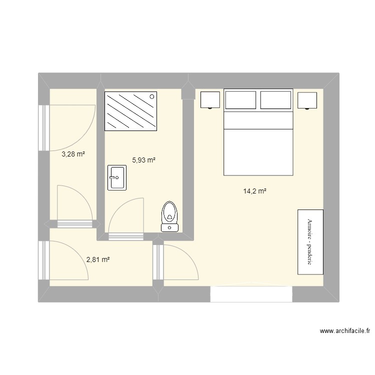 Agrandissement dépendance. Plan de 0 pièce et 0 m2