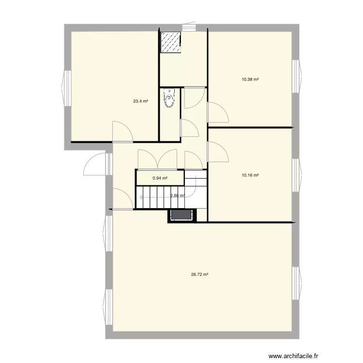 Maison ACTUELLE. Plan de 