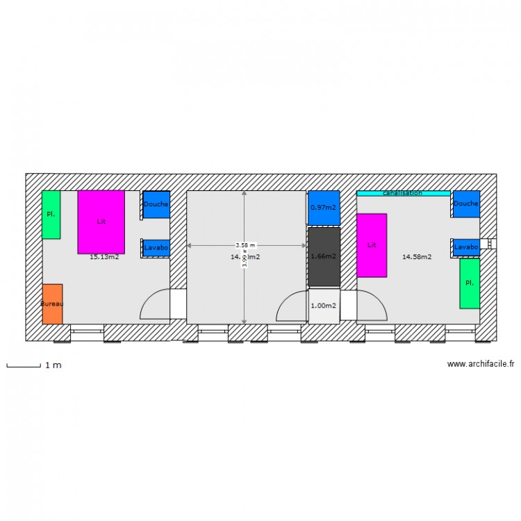 Gabillons Etage 21oct. Plan de 0 pièce et 0 m2