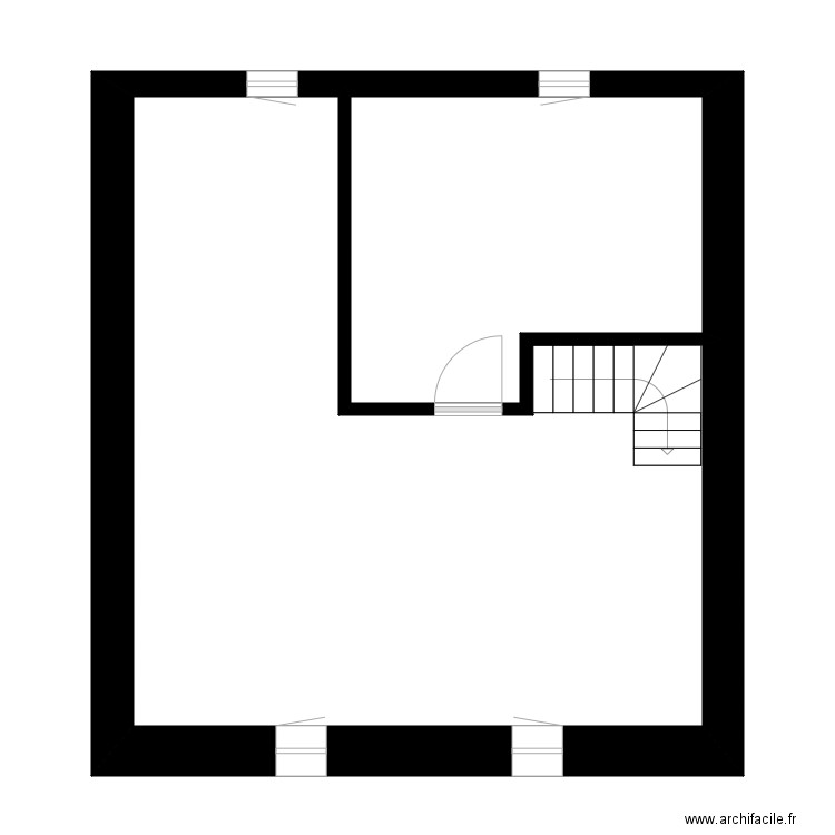 Plan 1 saint François . Plan de 8 pièces et 97 m2