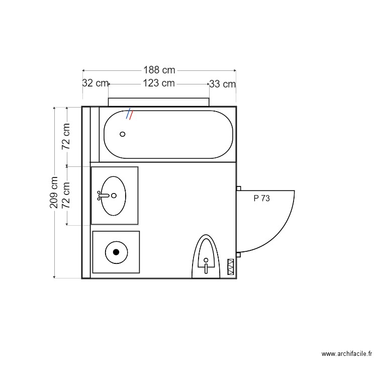 VIARENGO Marie Louise. Plan de 0 pièce et 0 m2