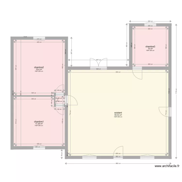 plan de masse 1. Plan de 