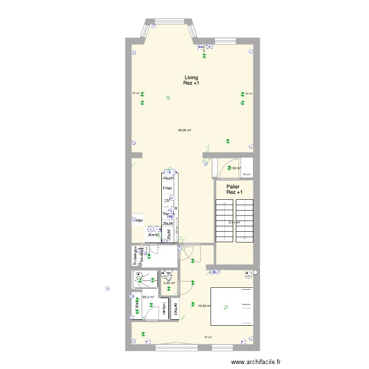Marie José Rez1 2e projet studio Adé. Plan de 0 pièce et 0 m2