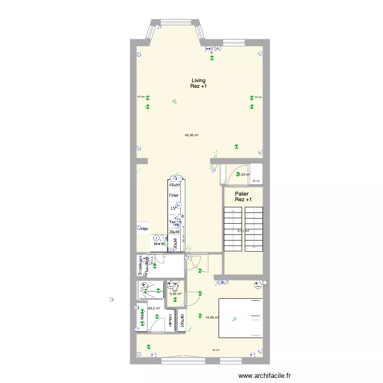 Marie Jos&eacute; Rez1 2e projet studio Ad&eacute;. Plan de 0 pièce et 0 m2