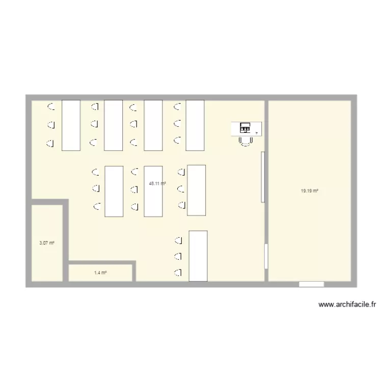 Classe 2 MTL. Plan de 