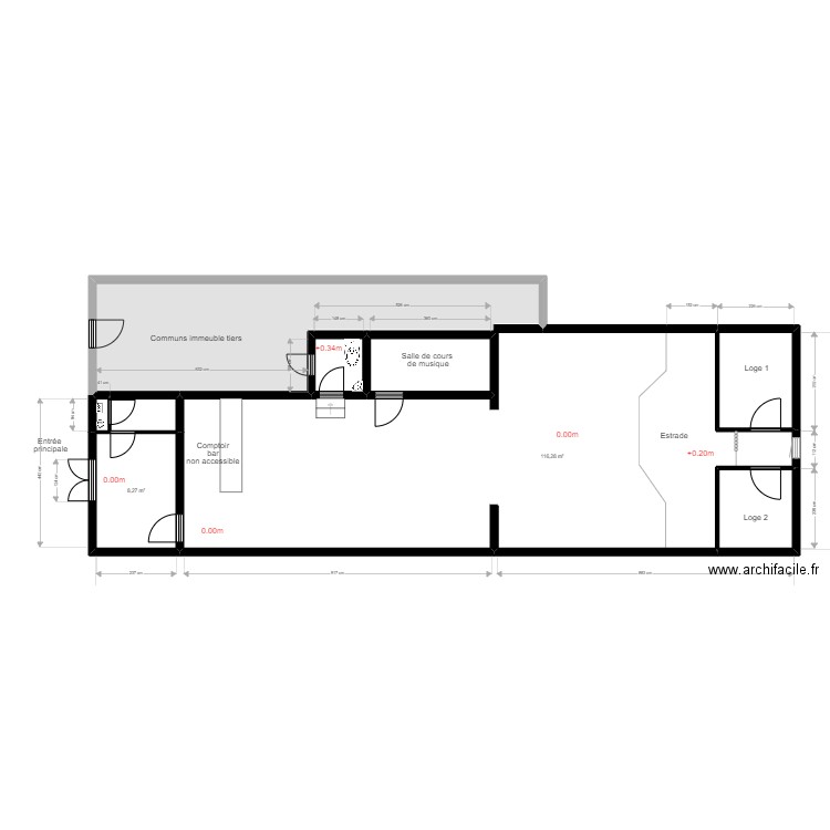 Club 27. Plan de 0 pièce et 0 m2