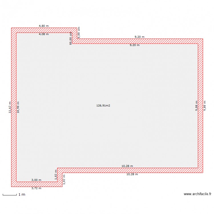 Clos 3 modifications. Plan de 0 pièce et 0 m2