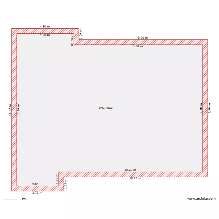 Clos 3 modifications. Plan de 