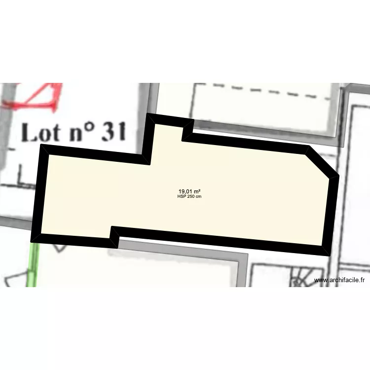 Projet Agrandissement &eacute;chelle. Plan de 