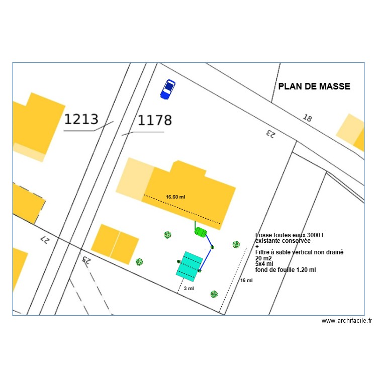 Beaudon-Boitel filtre sable. Plan de 0 pièce et 0 m2
