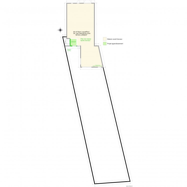 plan de masse après 2. Plan de 0 pièce et 0 m2