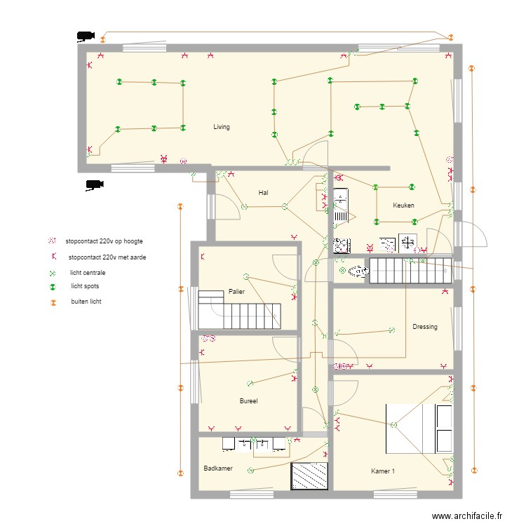 rez de chausse. Plan de 0 pièce et 0 m2