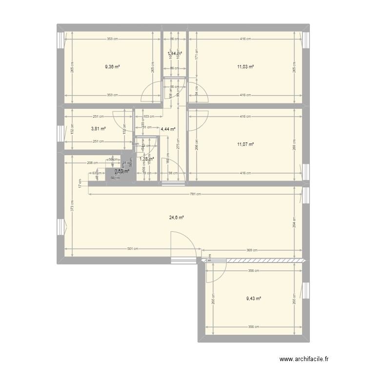 T5 Fiordelisi/Chami - Amouroux. Plan de 0 pièce et 0 m2