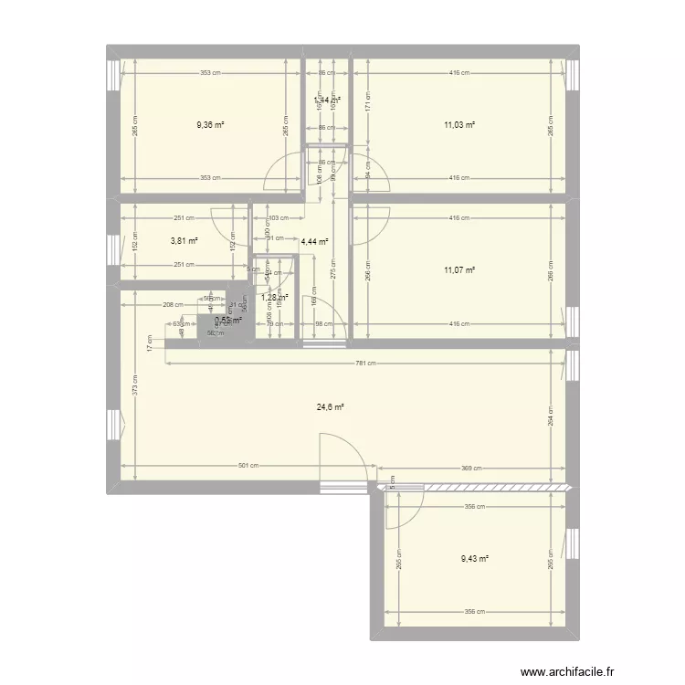 T5 Fiordelisi/Chami - Amouroux. Plan de T5 Fiordelisi/Chami - Amouroux. Plan de