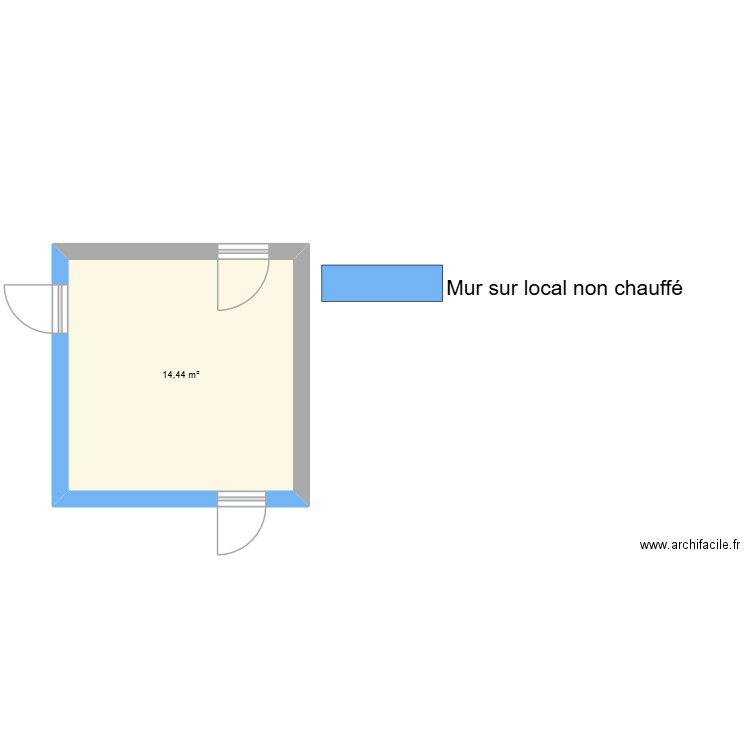 girot. Plan de 10 pièces et 87 m2