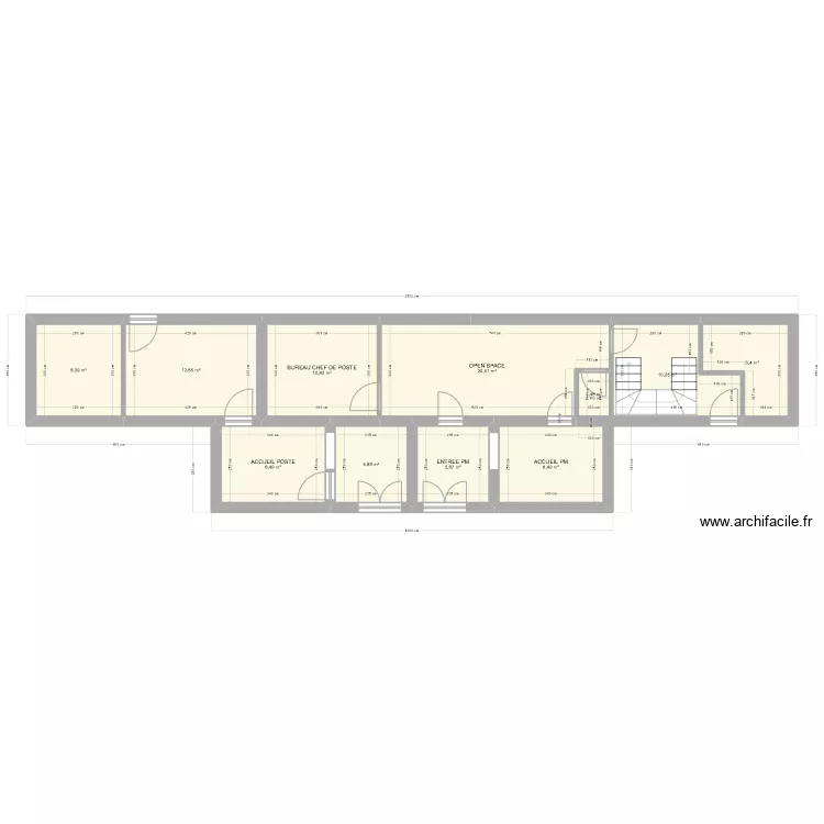 SALLE SPORT 2. Plan de 