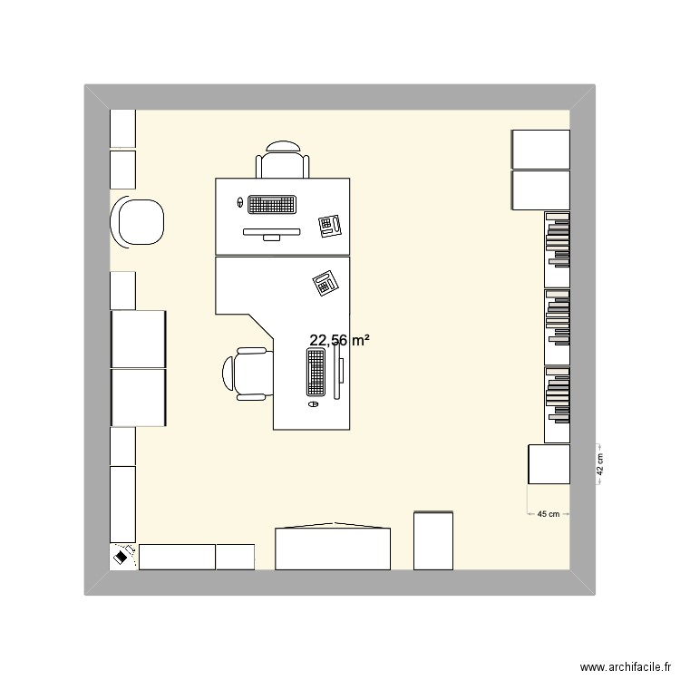 Bureau Harmo. Plan de 0 pièce et 0 m2