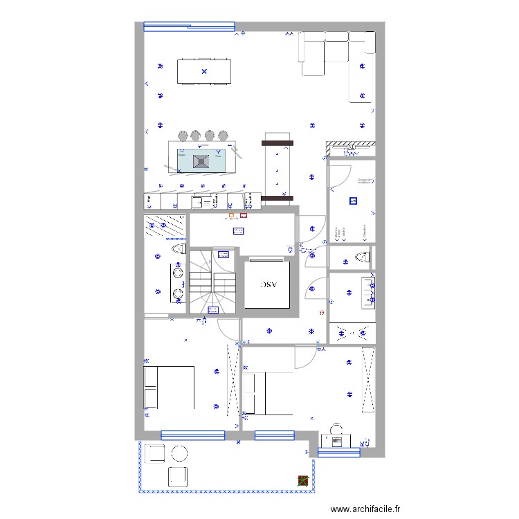 4 étage maitryse domotique. Plan de 0 pièce et 0 m2