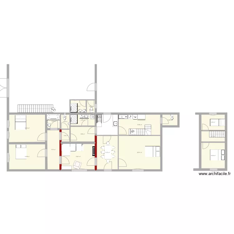 rdc initial bonnes mesures tvx l&eacute;gers. Plan de 