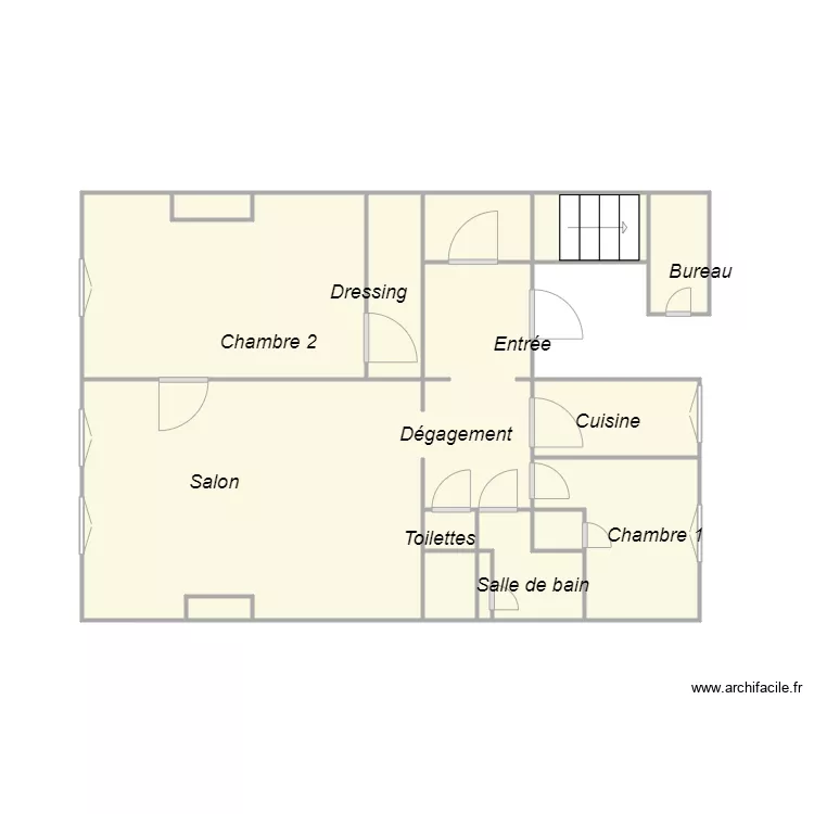 Croquis_BOUQUEY. Plan de 