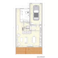 R&eacute;am&eacute;nagement PLAN RDC Maison de Chartres N5
