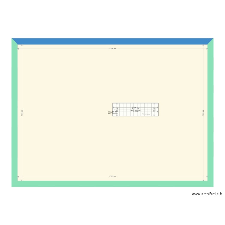 Caro situation origine RdC et étage. Plan de 0 pièce et 0 m2