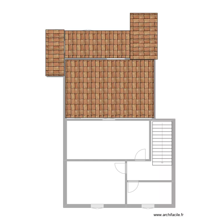 CHAUVIN LGT 2 R+1. Plan de 