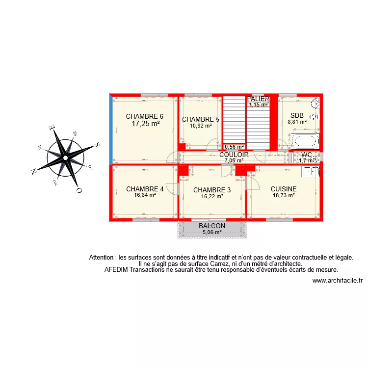 BI 8158 ETAGE PASCAL. Plan de 