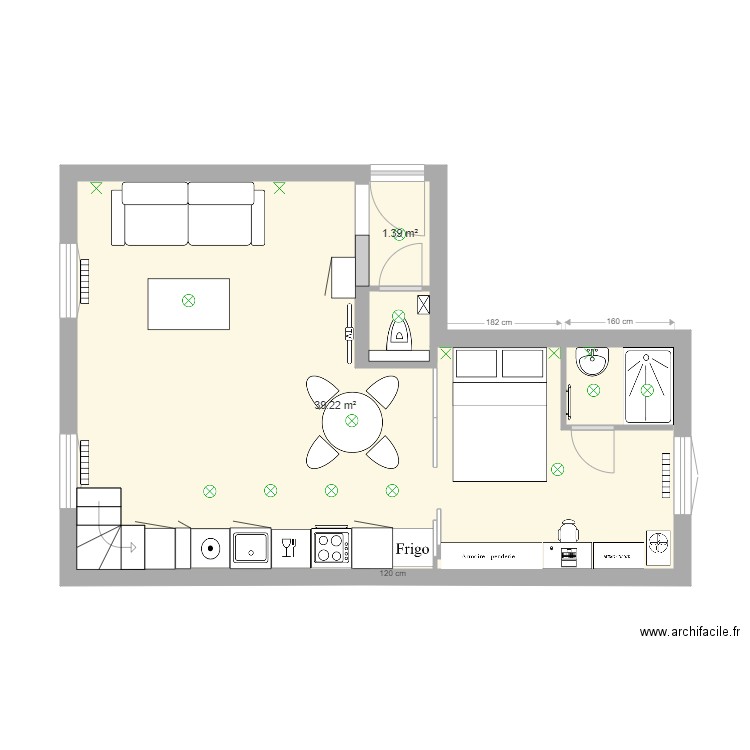 Rennes 6ème étage NOUVEAU PLAN. Plan de 0 pièce et 0 m2