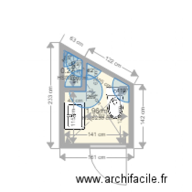 WC SCI VALENTIN 1. Plan de 0 pièce et 0 m2