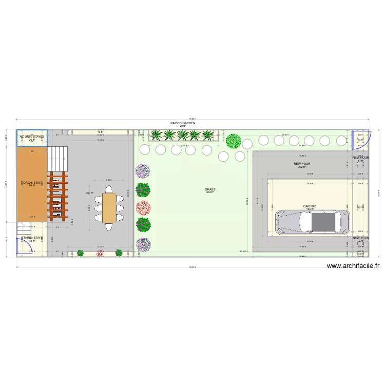 Backyard CARPORT IDEA 3. Plan de 