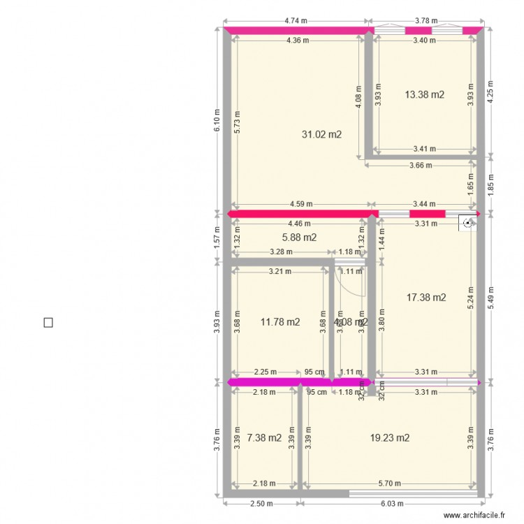 BONNAC PLAN DE BASE modif 2. Plan de 0 pièce et 0 m2