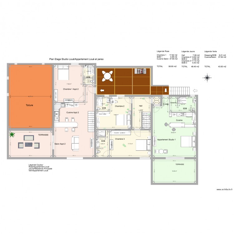 MAS TERRE ET NATURE APPART 1. Plan de 0 pièce et 0 m2