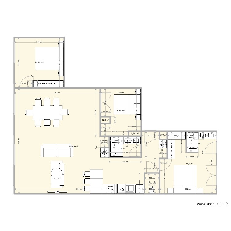 Pornichet Base test. Plan de 0 pièce et 0 m2