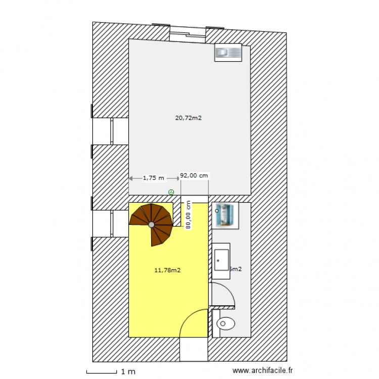 archifacilehccm. Plan de 0 pièce et 0 m2