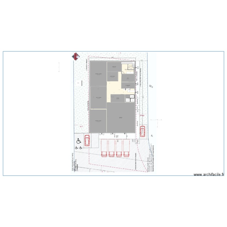 plan montussan v2. Plan de 33 pièces et 951 m2