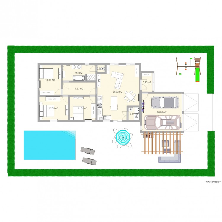 Maison toute pourrie . Plan de 0 pièce et 0 m2