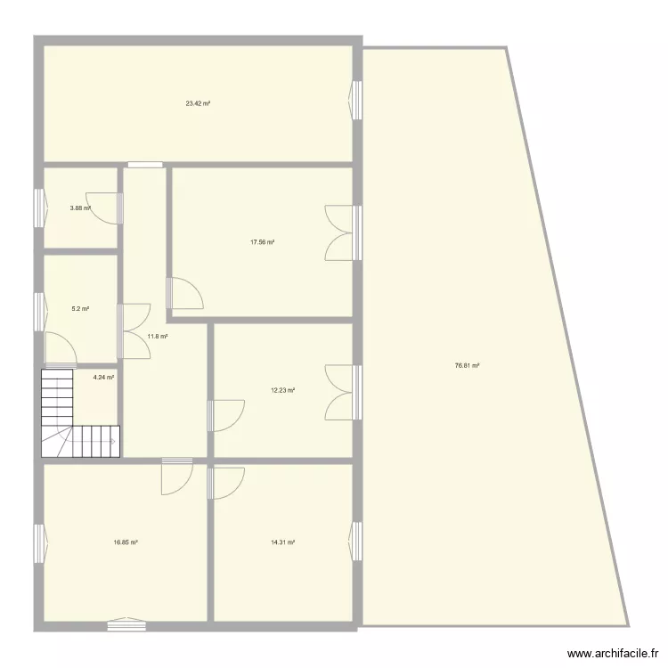 Courchapoix Principale 26 rez. Plan de 