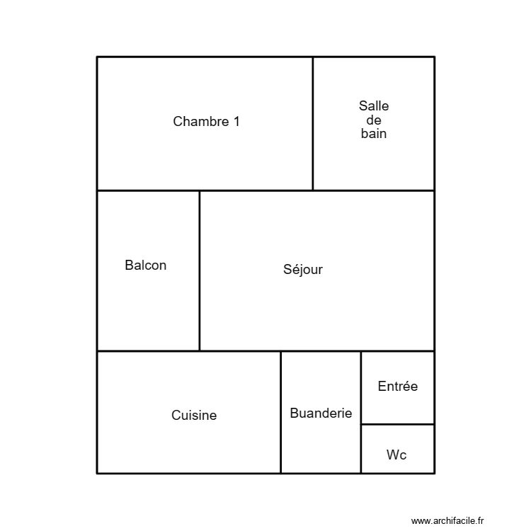 QUIMPER GARREC. Plan de 