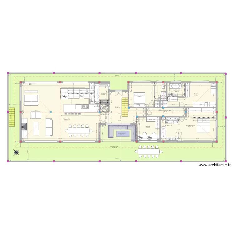 Maison Beauterne Bis Plus. Plan de 
