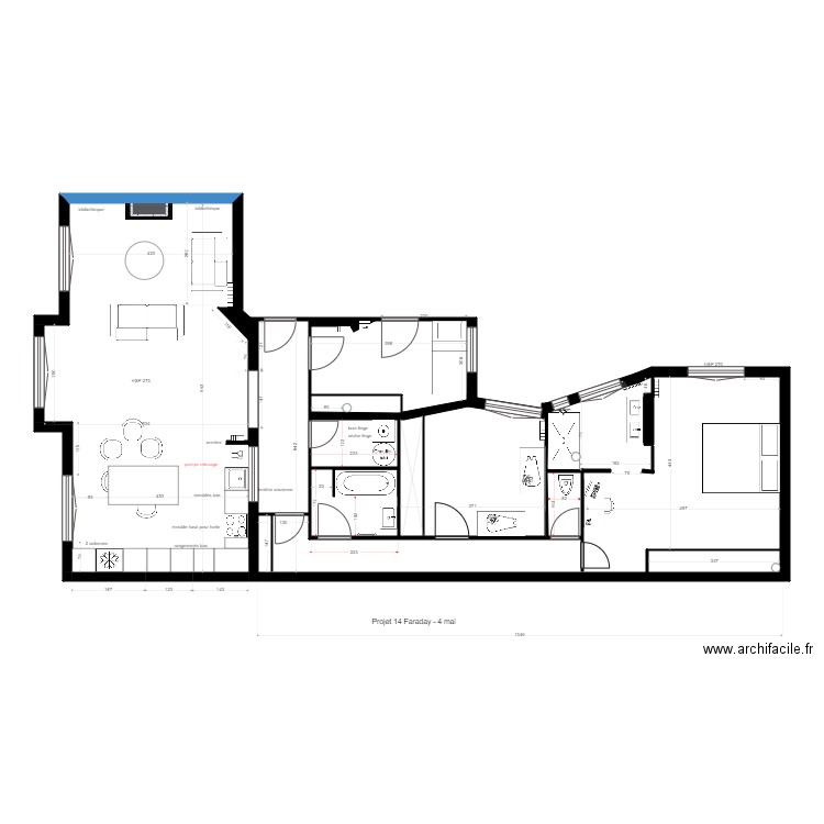 corbaz projet définitif. Plan de 0 pièce et 0 m2