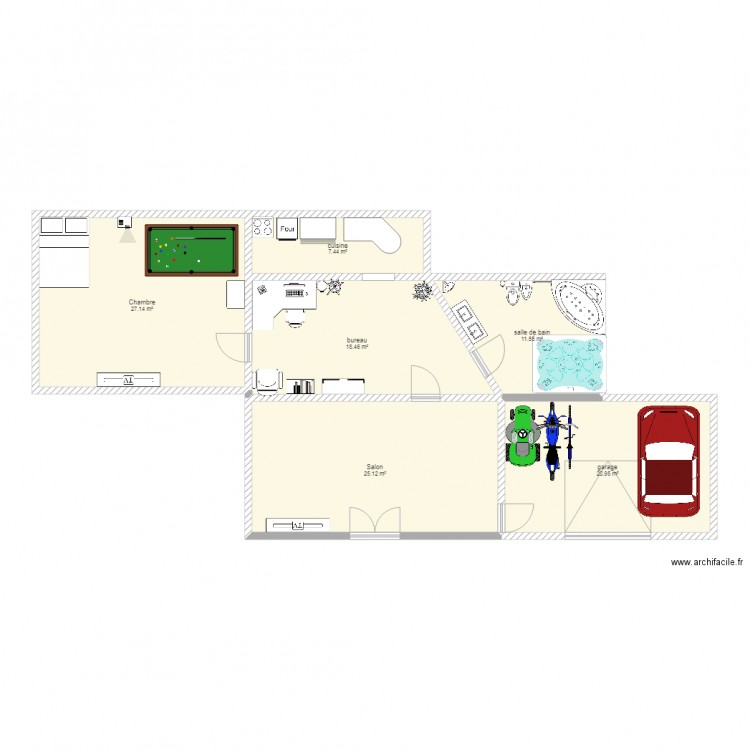 Maison incroyable. Plan de 0 pièce et 0 m2