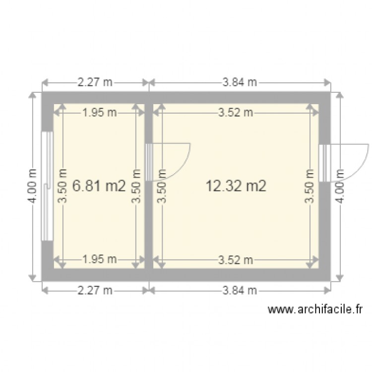 chzmbre Charlotte. Plan de 0 pièce et 0 m2