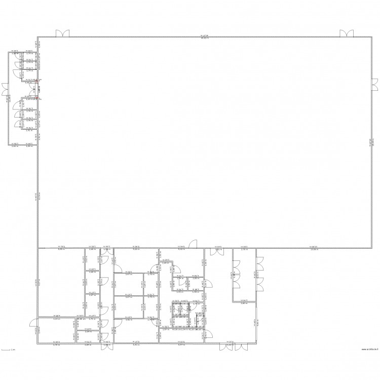 SALLE DU MONT SOLEIL AVANT TRAVAUX. Plan de 0 pièce et 0 m2