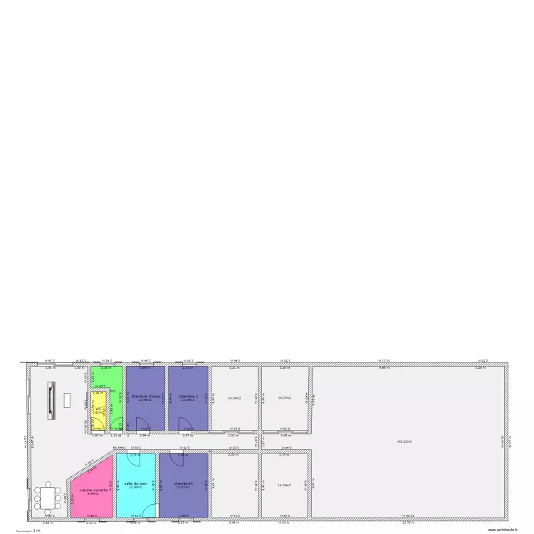maison bastelicaccia 2 mitoyenne. Plan de 