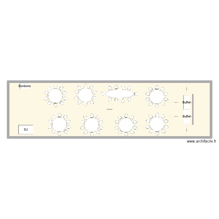 mariage. Plan de 0 pièce et 0 m2
