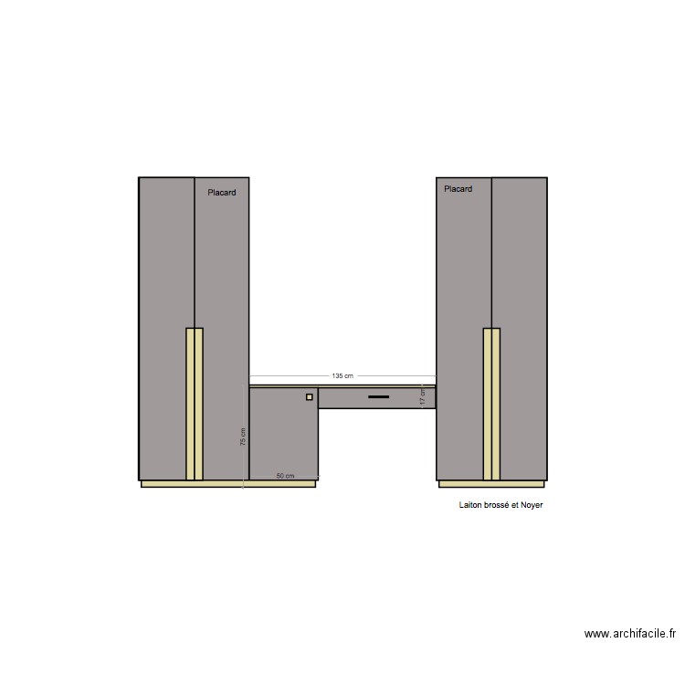 Bureau chambre 2. Plan de 0 pièce et 0 m2