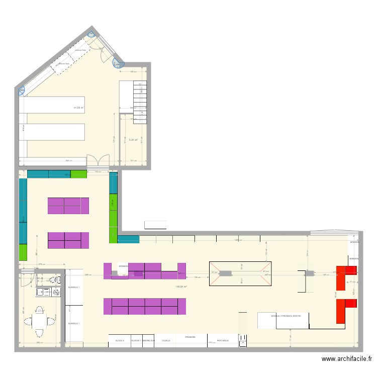 PROJET A. Plan de 0 pièce et 0 m2