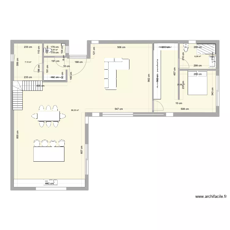 Villefranque. Plan de 